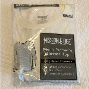 Men's Premium Thermal Top - White